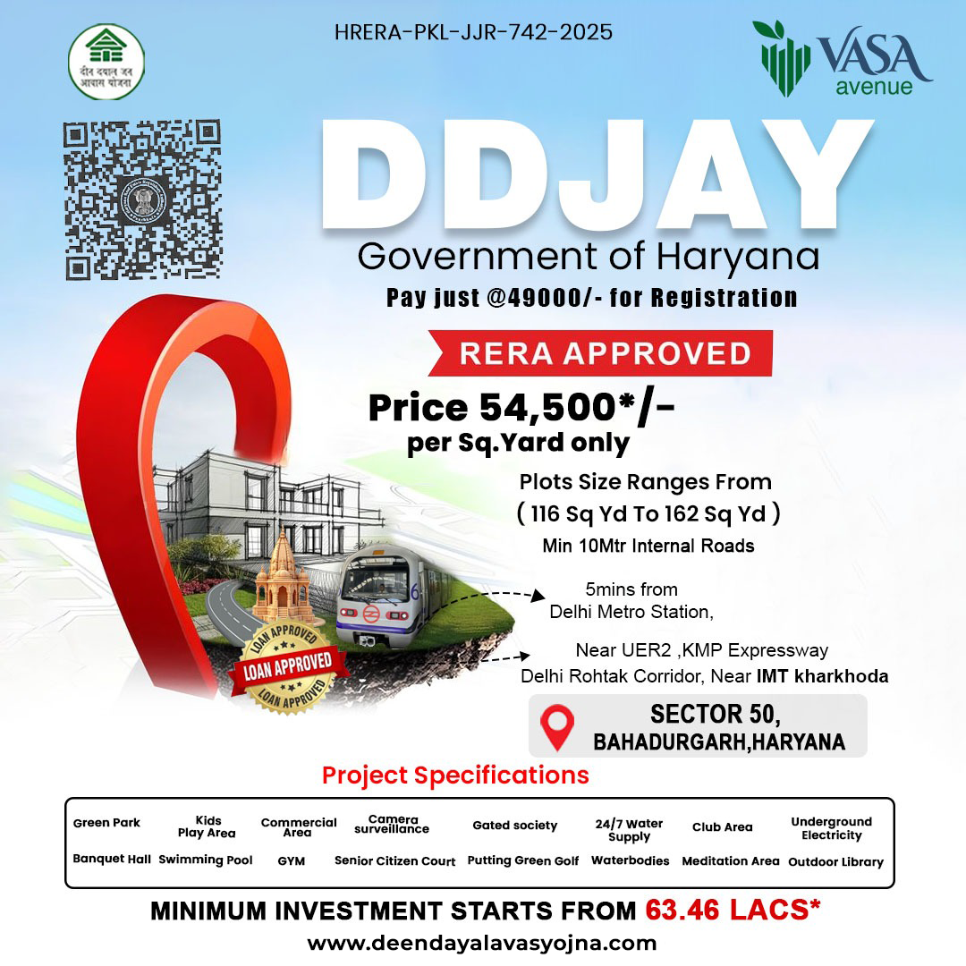 ddjay plots in bahadurgarh
